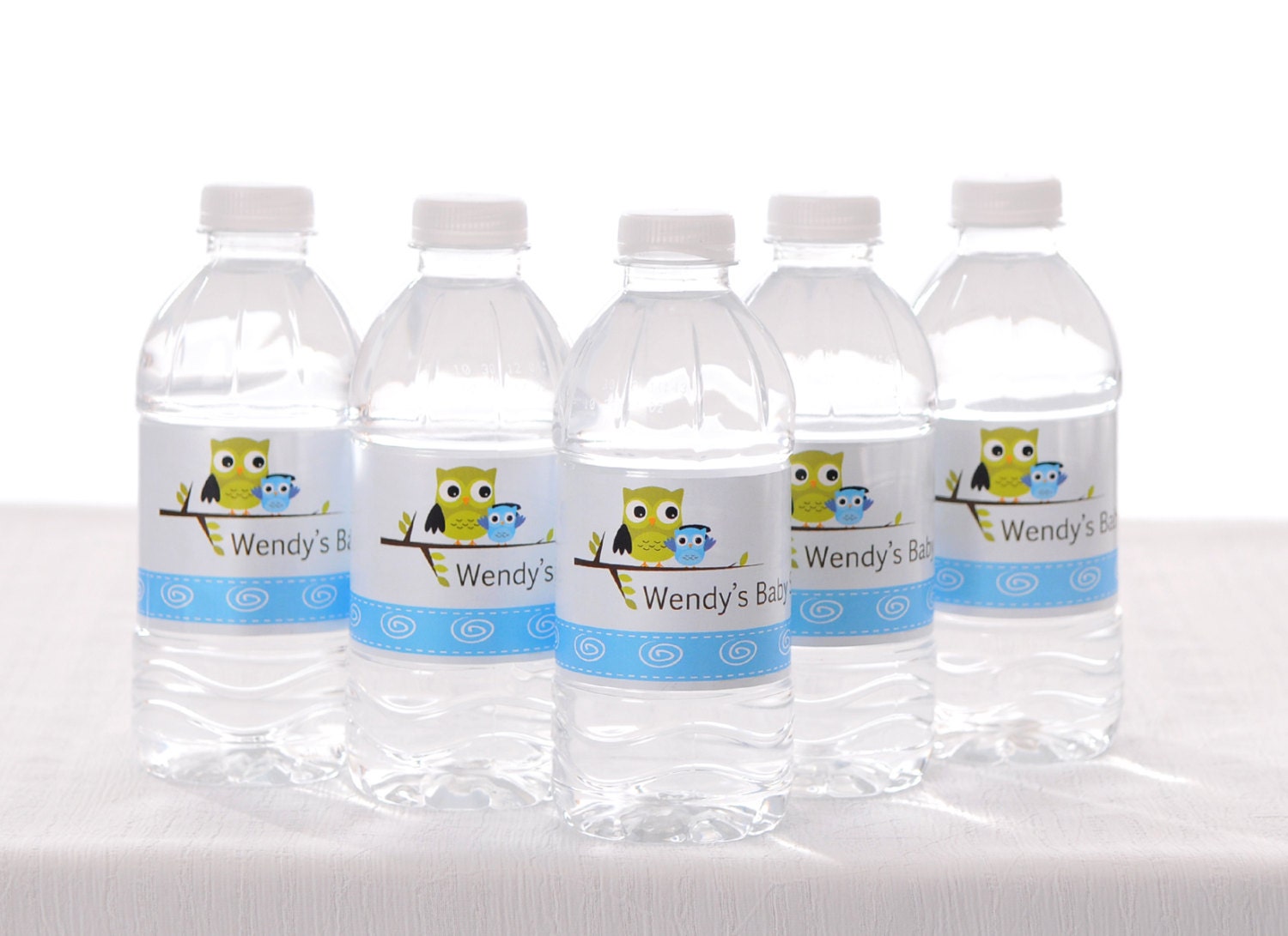 30 Personalized Water Bottle Labels, Baby Shower, Birthday, etc - Waterproof and self stick Il_570xn