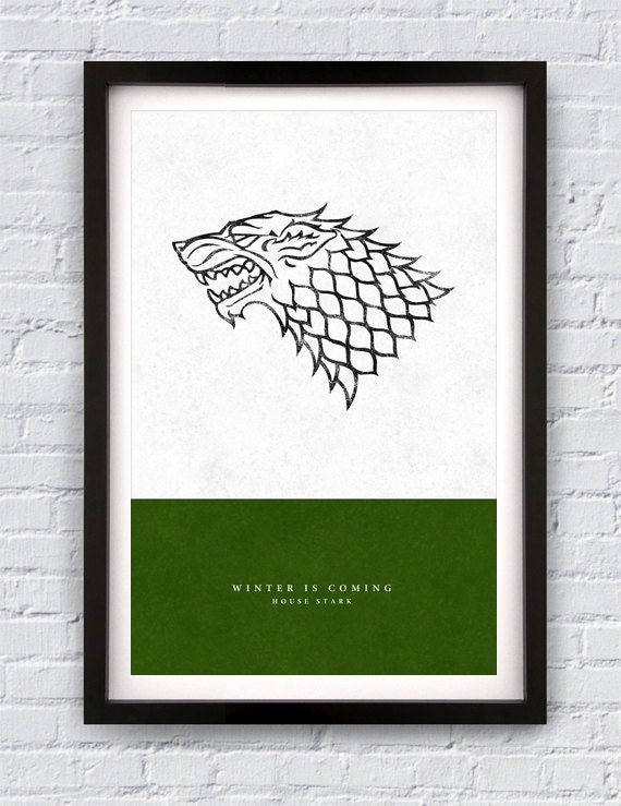 Game of Thrones - House Stark print 11X17"