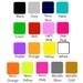 NAILED IT DECALS: 1 Sheet of 44 Chevron Nail Decals (You Pick the Color)