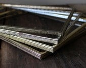 Metal Brass Frames Vintage Photo Picture Set Gold Tone 8 x 10 Wedding Table Setting Decorative