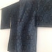 1970s Japanese Vintage Silk Haori Kimono Jacket features Classic Tsumugi Chrysanthemum