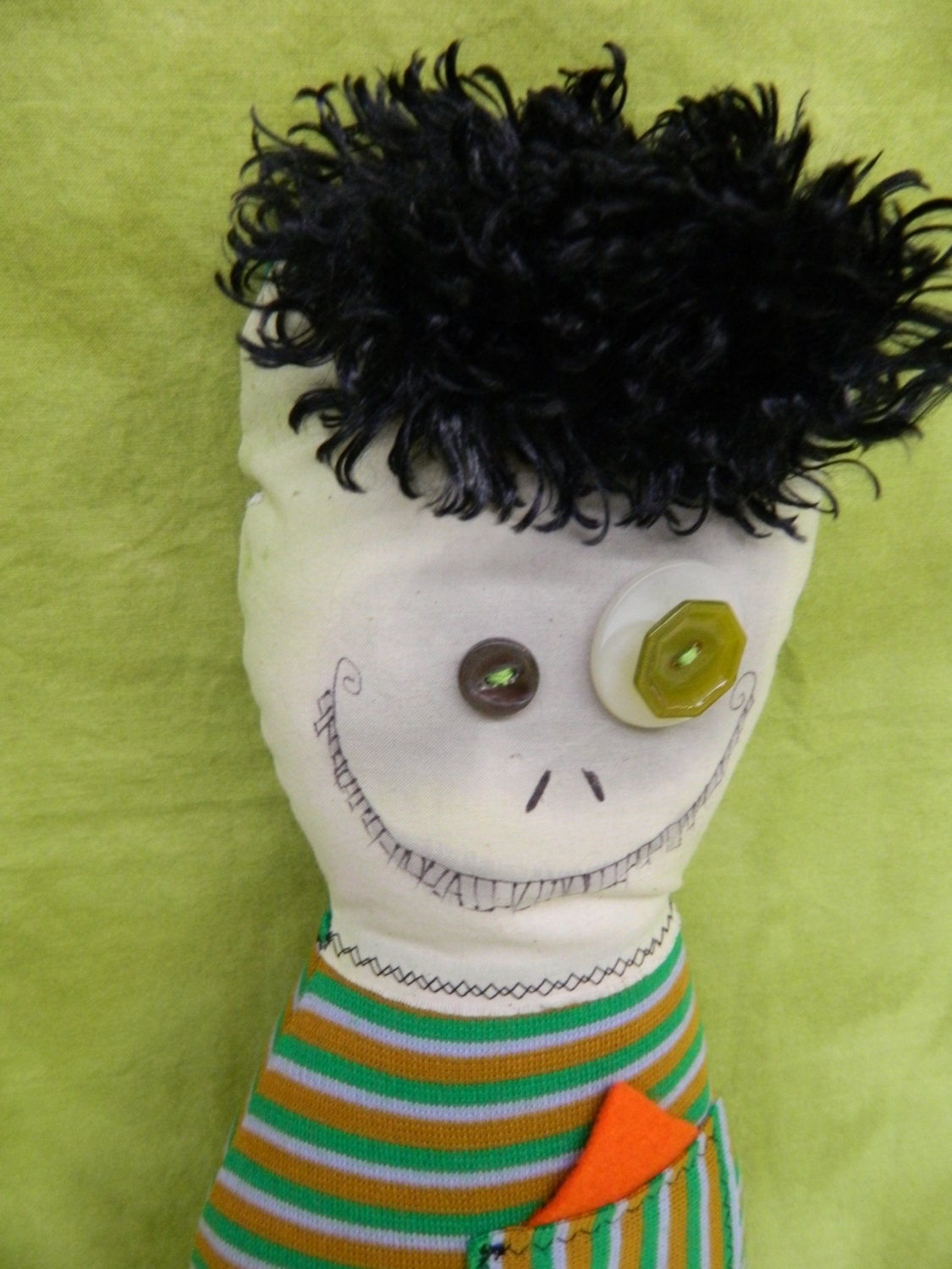 Fitz Doll by Stagiworks -  Art Doll, Painted Face, Creepy, Funny