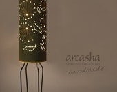 arcasha/Olive handmade lampshade/ custom design suitable for an intimate decor