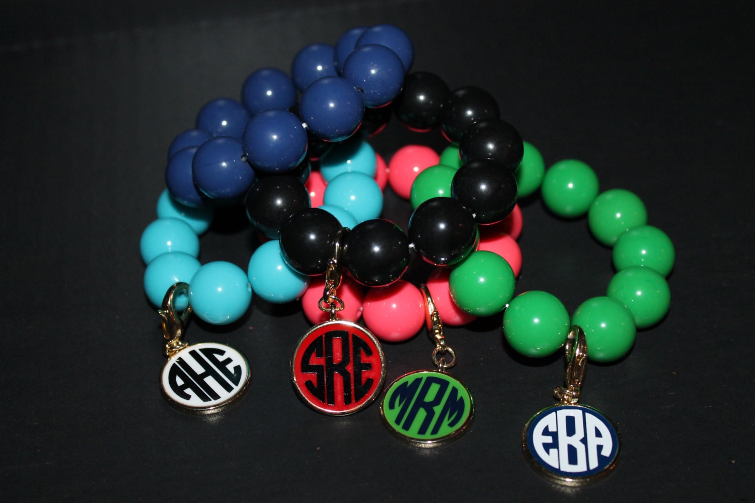Candy Bracelet with Personalized Disc