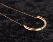 Gold Horseshoe Necklace, Lucky Horseshoe, Good Luck Gift, Celebrity Inspired- Free Shipping- Ready to Ship