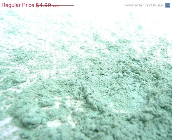 CLEARANCE ITEM 70% OFF Eye Shadow Mineral Makeup - Seafoam Eye Shadow - 1g Mineral Makeup Vegan Eye Shadow