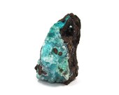 Chrysocolla Druzy Specimen 32mm x 20mm For Wire Wrapping and Jewelry Making, Blue, Turquoise, Blue Green (Lot No. 3797)