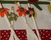 Wood Burned Wooden Spoon Set  Live Laugh Love Listen