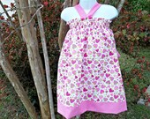 Halter Pillowcase Dress, Girl Seersucker Summer Dress, Baby Girl Dress, Custom Boutique Spring Children Clothing