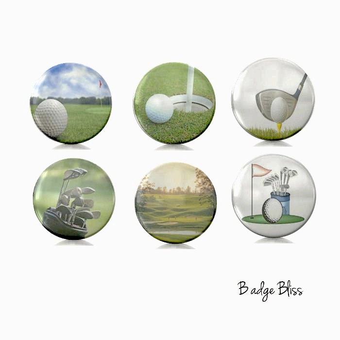 Golf Magnet - set of 6  fridge magnets