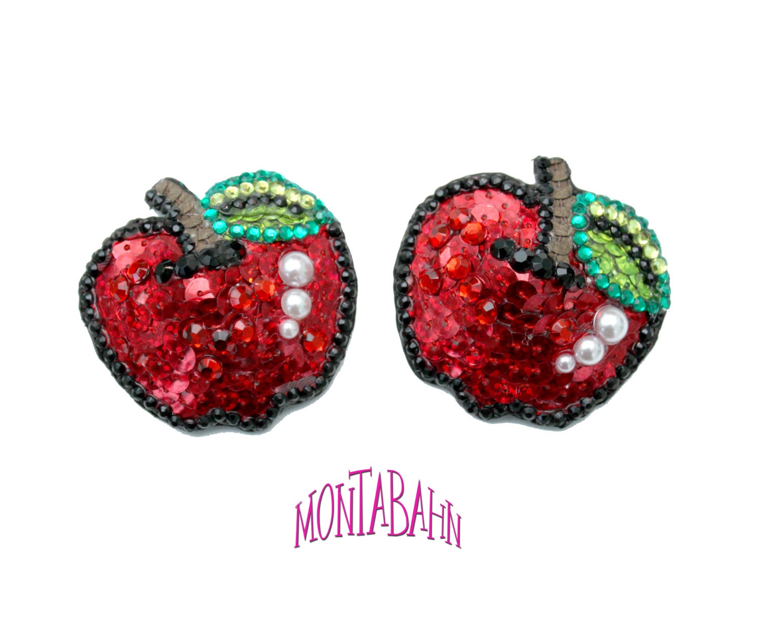 Pasties Nipple Tassels Burlesque - Red Apple