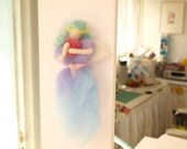 Felted Aloha Angel Doll