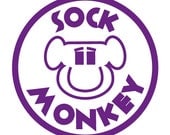 Custom Order Large Sock Monkey CE marked plush