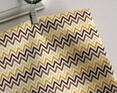 Zig Zag in Brown from Indie Chic Collection by My Mind's Eye from Riley Blake Fabrics - ONE HALF YARD Cut