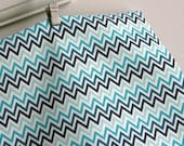 Zig Zag in Blue from Indie Chic Collection by My Mind's Eye from Riley Blake Fabrics - ONE YARD Cut