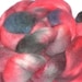 Merino Wool Roving - Hand dyed Spinning Fiber - Feltart - Red - Blue - Grey - Black