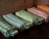 Bridesmaids' gift collection of 5 zippered pencil cases