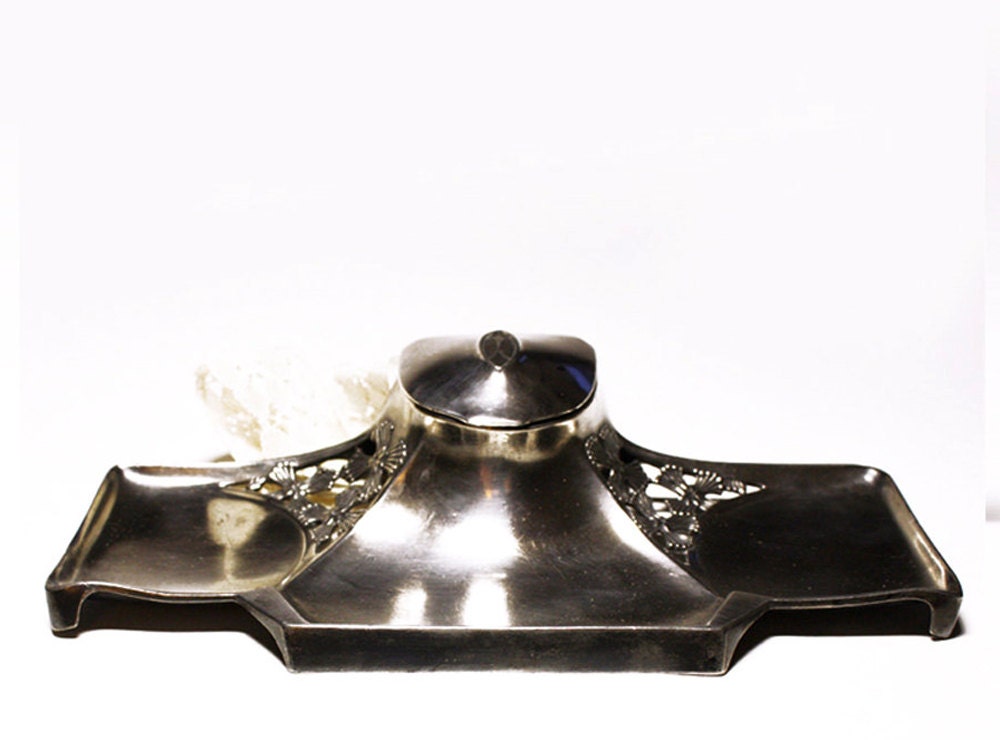 Beautiful Art Nouveau WMF Inkwell 1900