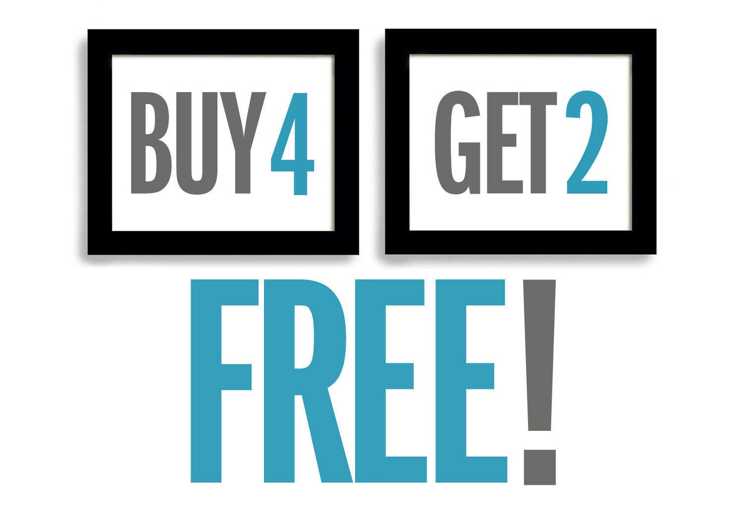 NEW - Buy 4 Get 2 FREE - Set of Six Art Prints - Choose Your Favorites