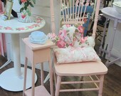 RESERVED for Debbie...Hand Painted Chair...Shabby Chic Pink...Shabby Distressed...FREE Shipping