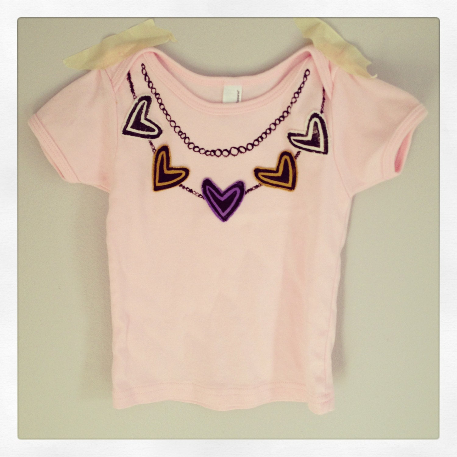 Heart Necklace Tshirt