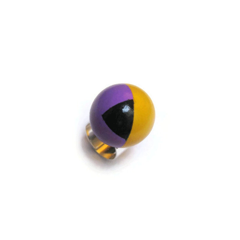 Cocktail ring geometric mod JUST ONE