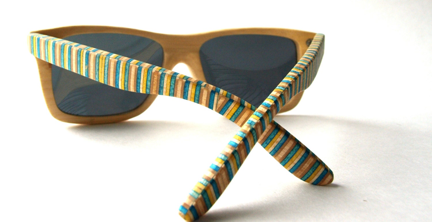 Bamboo Skateboard Sunglasses