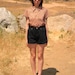 Vintage Nineties Boxy Grunge DIY Riot Grrl Nerdy Preppy I.O.T. Mod Zipper Crop Top Shirt Blouse