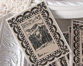 Bookplate Stickers- Vintage Inspired- Mountain Forest