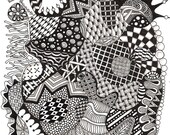 My Mind's Eye (original pen and ink drawing)