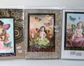 Pop-Up Gift Card Holders, Set of Three Fairy Baby All Occasion Blank Greeting Cards