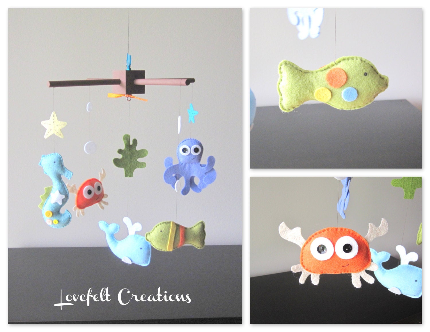 Baby Mobile - Mobile - Under the Sea Mobile - Nursery Mobile