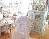 French white  lace tablecloth victorian shabby chic prairie French