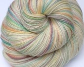 Hand Dyed Fingering, Sock Yarn, 100% Superwash Merino, Spring Colors