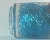 April Showers - Nail Polish - Blue - Spring Polish - Nail Lacquer - Glitter Polish - Holographic - Nail Lacquer