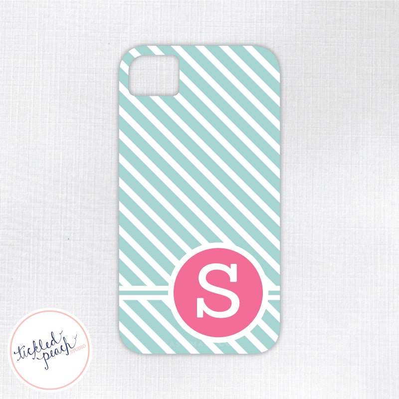 Personalized iPhone 5 or 4 / 4S Case - Thin Stripe Collection - Choice of Color - Monogrammed Il_170x135