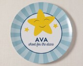 Personalized Melamine Plate - Shoot For The Stars - Inspired Kids Collection Il_170x135
