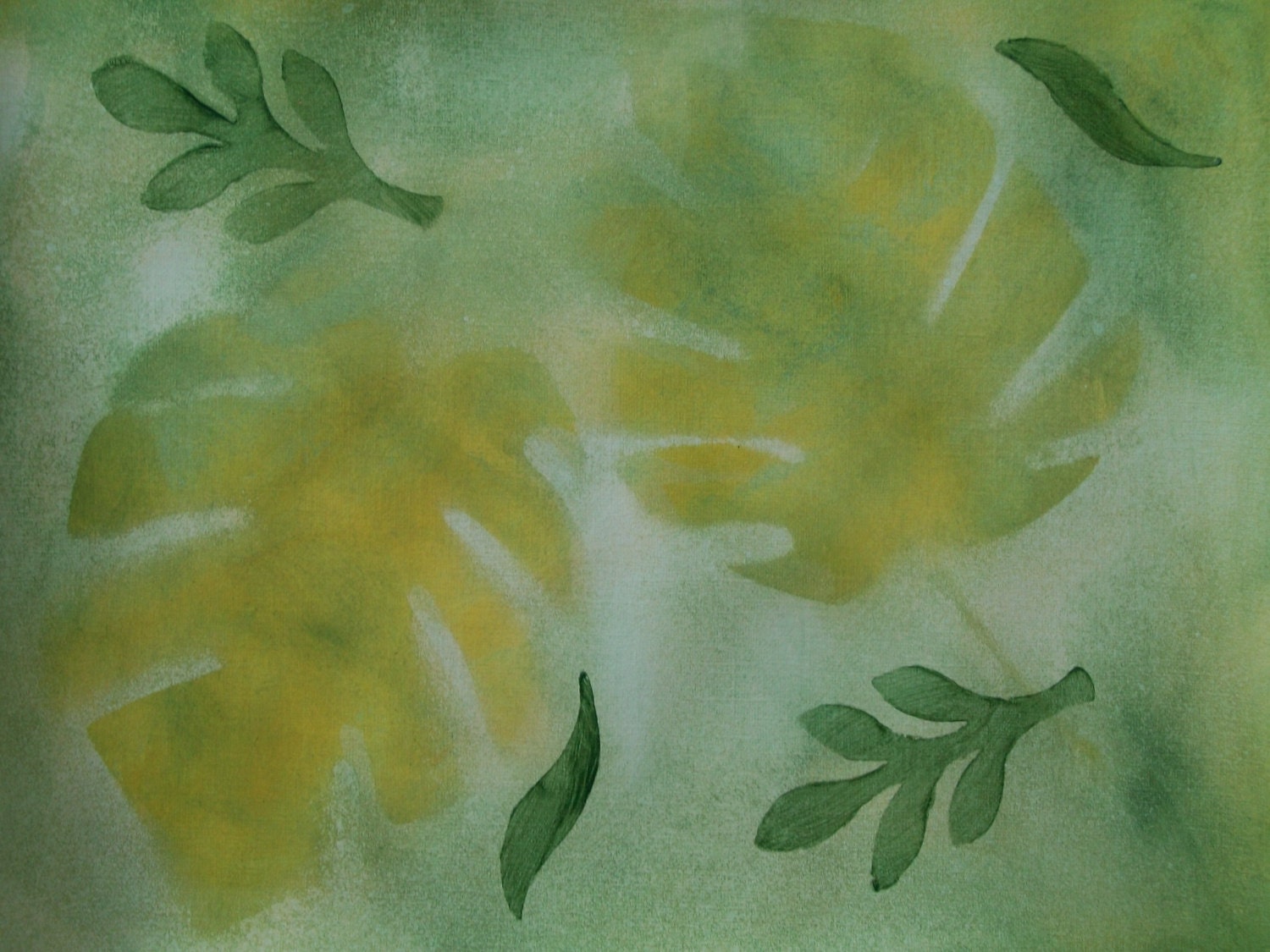 Contemporary Naturescape Original Acrylic Painting 11X14
