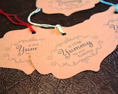 Yummy For Your Tummy Gift Tags-Set of 5