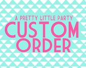 Custom listing for Amber