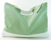 NEW/LAST ONE - Minty Leather Statement Clutch