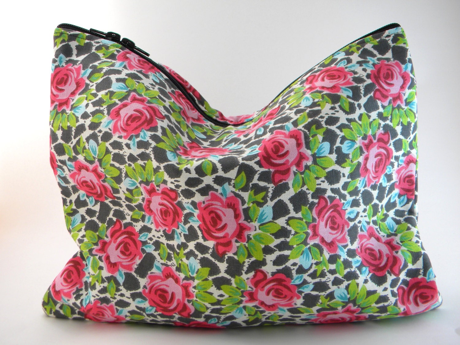 SALE/LAST ONE - Mixed Prints Statement Clutch