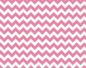 Cotton Fabric CHEVRON/ Riley Blake - Hot Pink small  Chevron