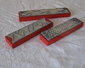 Wooden printing blocks vintage French frieze designs