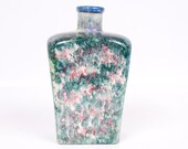 Vintage Multi Color Vase Scioto Ceramic Jar Retro Decor Art Deco