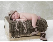 Cowboy Hat Boots and Lasso Crochet  Newborn Photo Prop Set