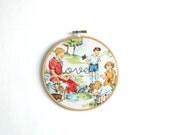 Love embroidery hoop wall art