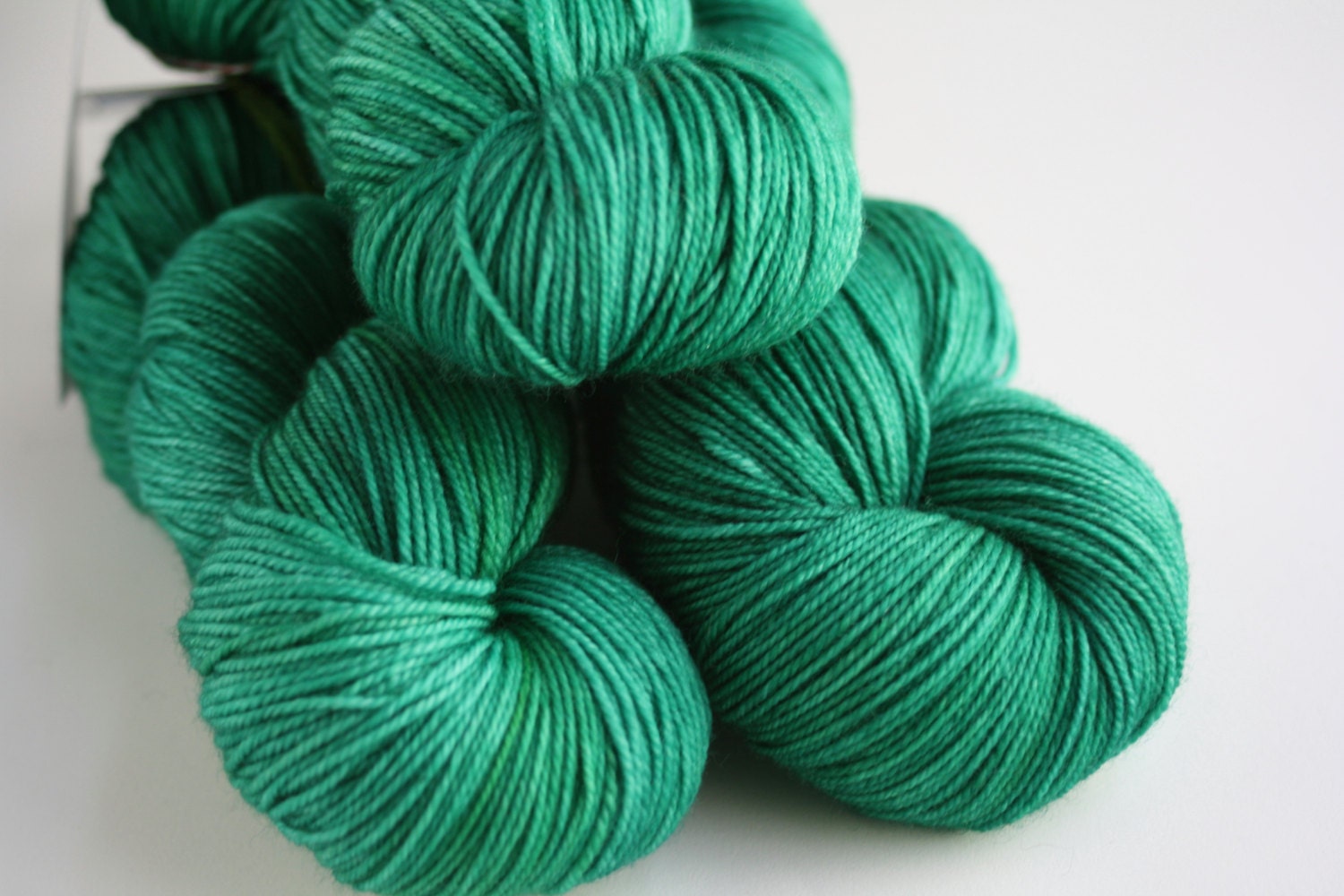 NEW color Cannonball Sock 80/20 SW Merino & Nylon in Malachite by Skeinny Dipping