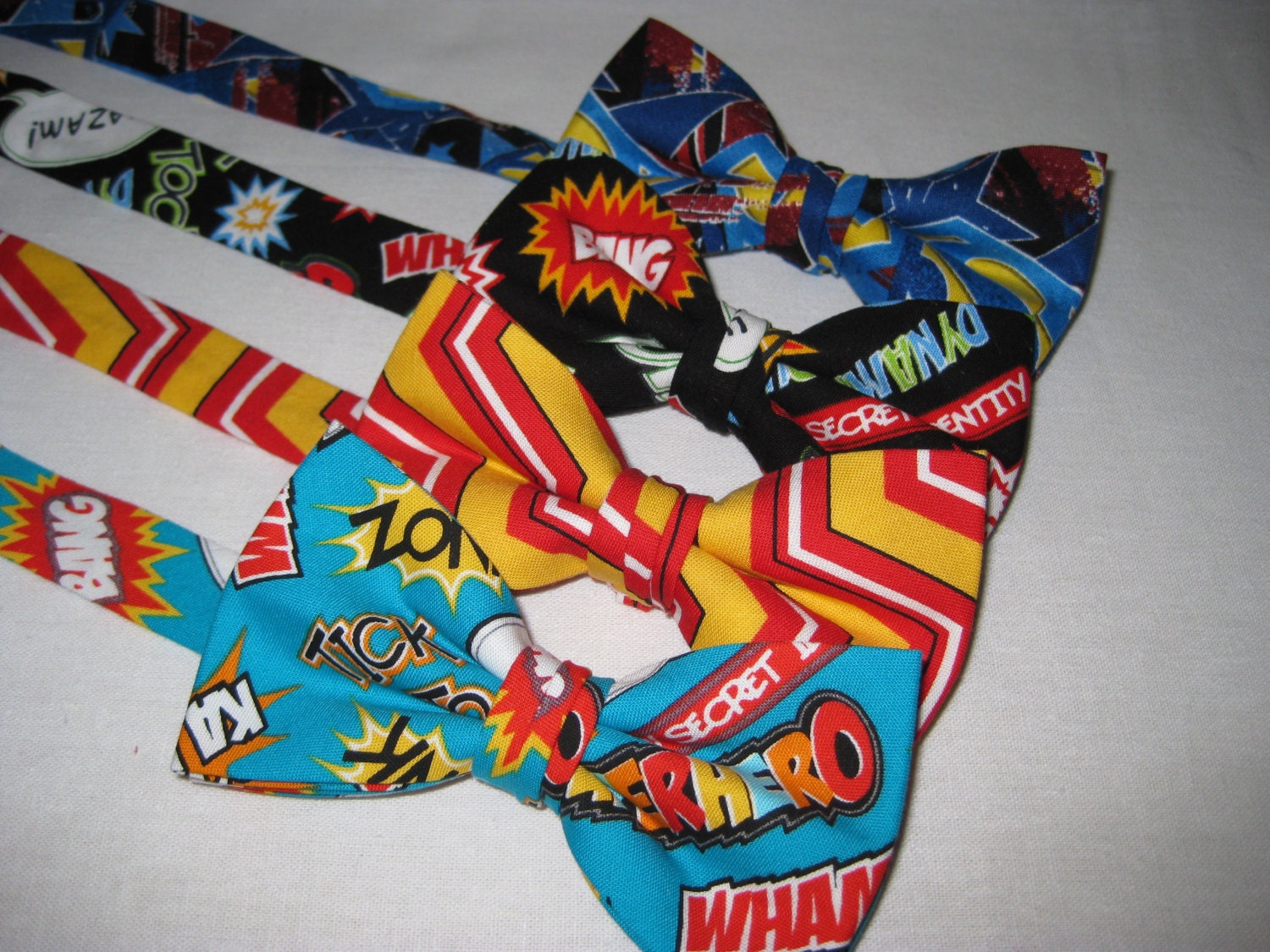 SuperHero Mens Pre-Tied Bow Tie Collection