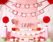 Special Price - Red Pink Berry Strawberry Birthday Party Package Personalized FULL Collection Set - PRINTABLE DIY - PS803CA1x Il_170x135